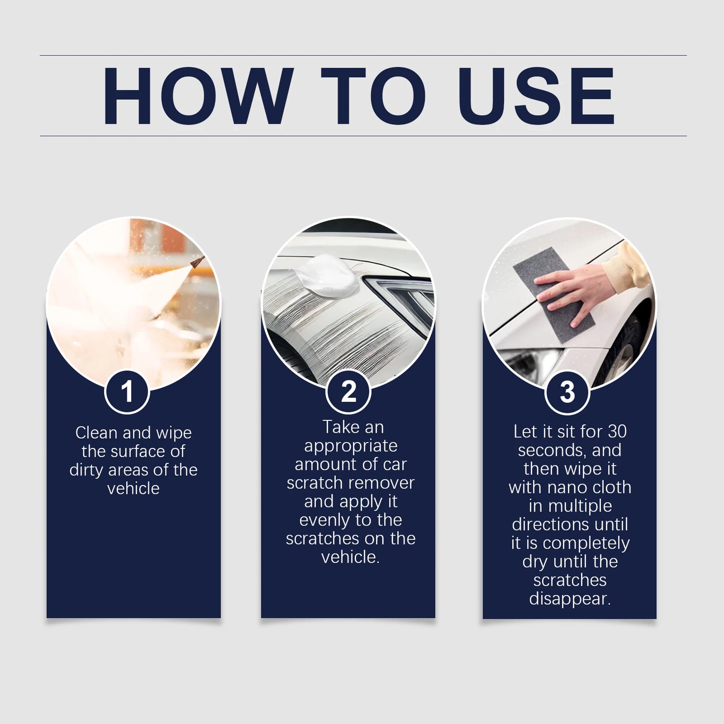 Homonth Car Scratch Remover Cream – Polish & Restore Paint