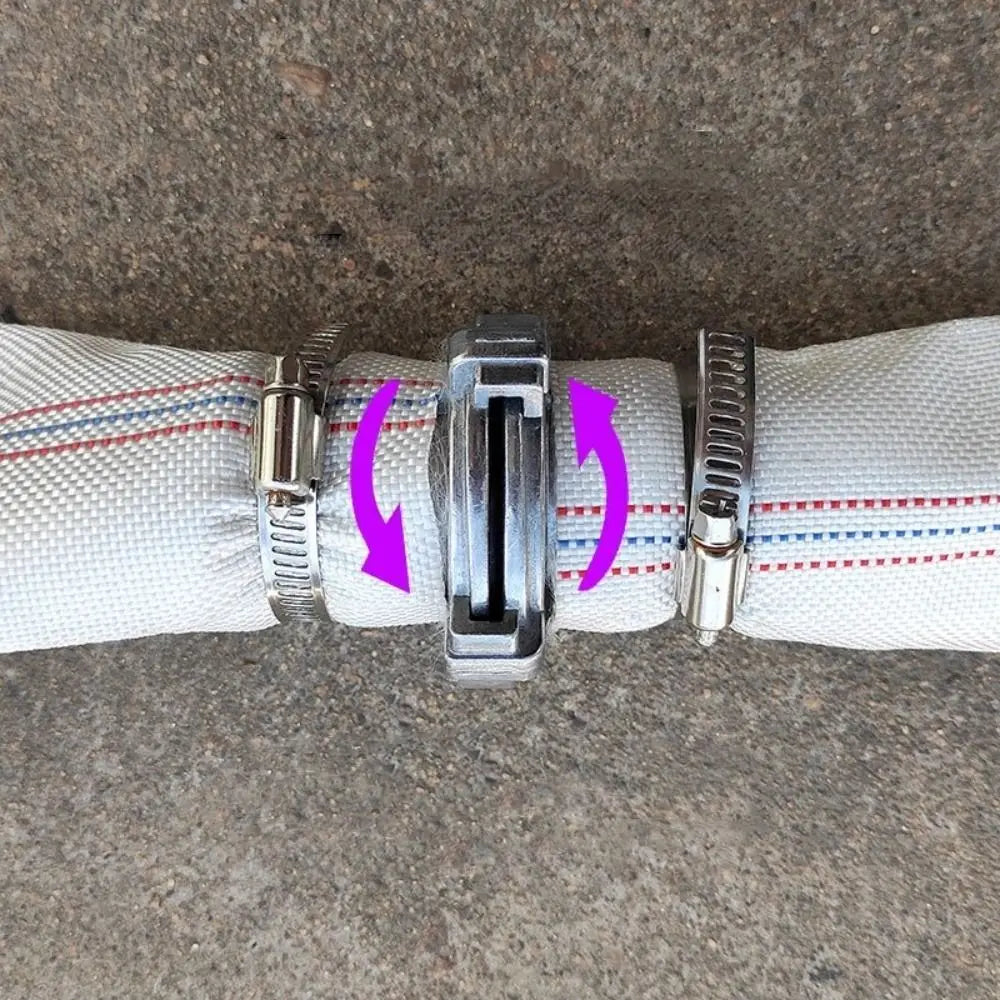 New Aluminum Tube Connector With Hose Clamp Watering Trees Hose Connector Agriculture Connector Joint Peaceful Pleasures Health and Wellness