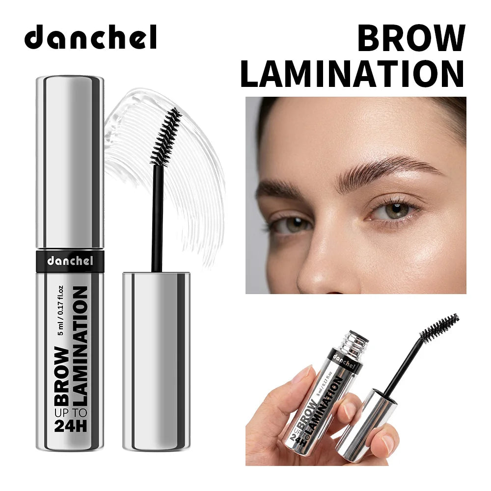 Brow Lamination Eyebrow Gel 24h Lasting Shaping Waterproof Sweatproof Salon Level Effect Gentle Clear Gel Formula Eyebrow Gel Peaceful Pleasures Health and Wellness Eyebrow Gel