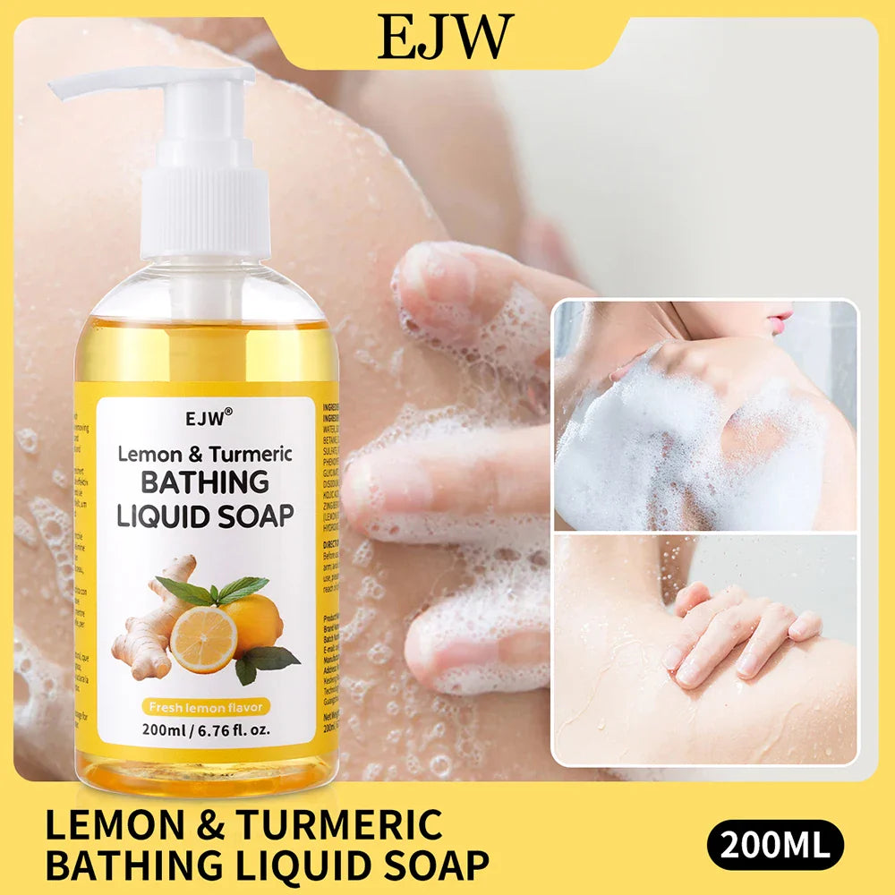 Turmeric Brightening Body Wash – Deep Cleansing Shower Gel