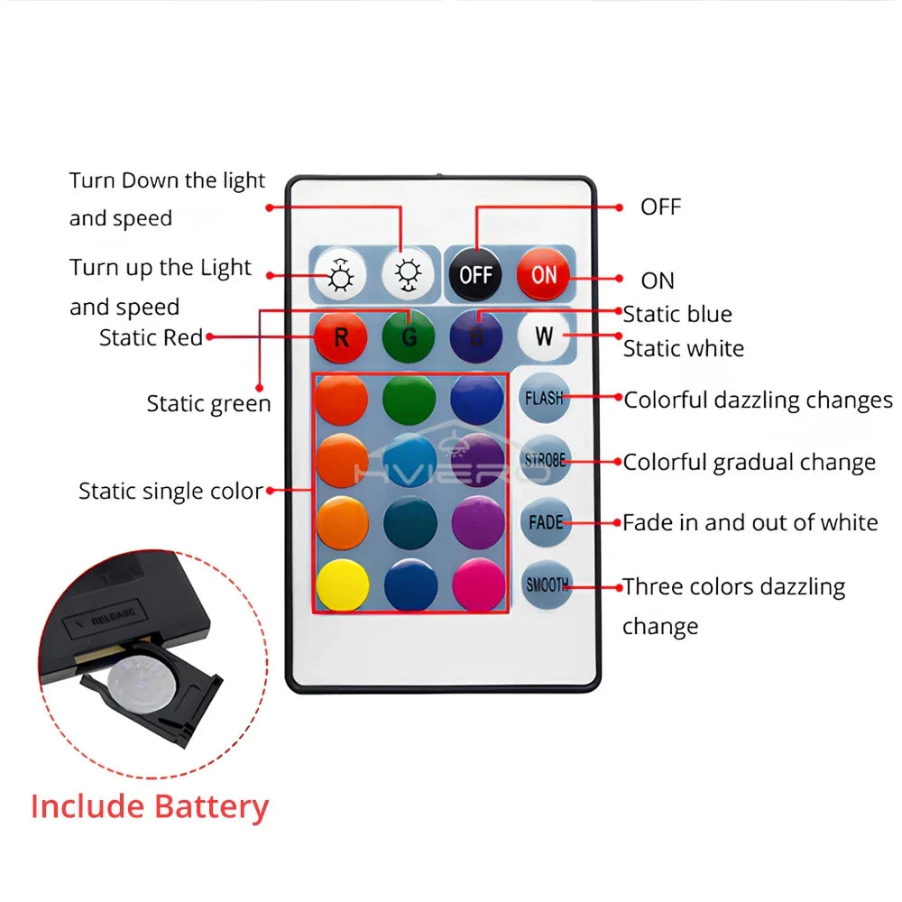 RGB Hexagon LED Wall Light – Touch & Remote Modular Honeycomb