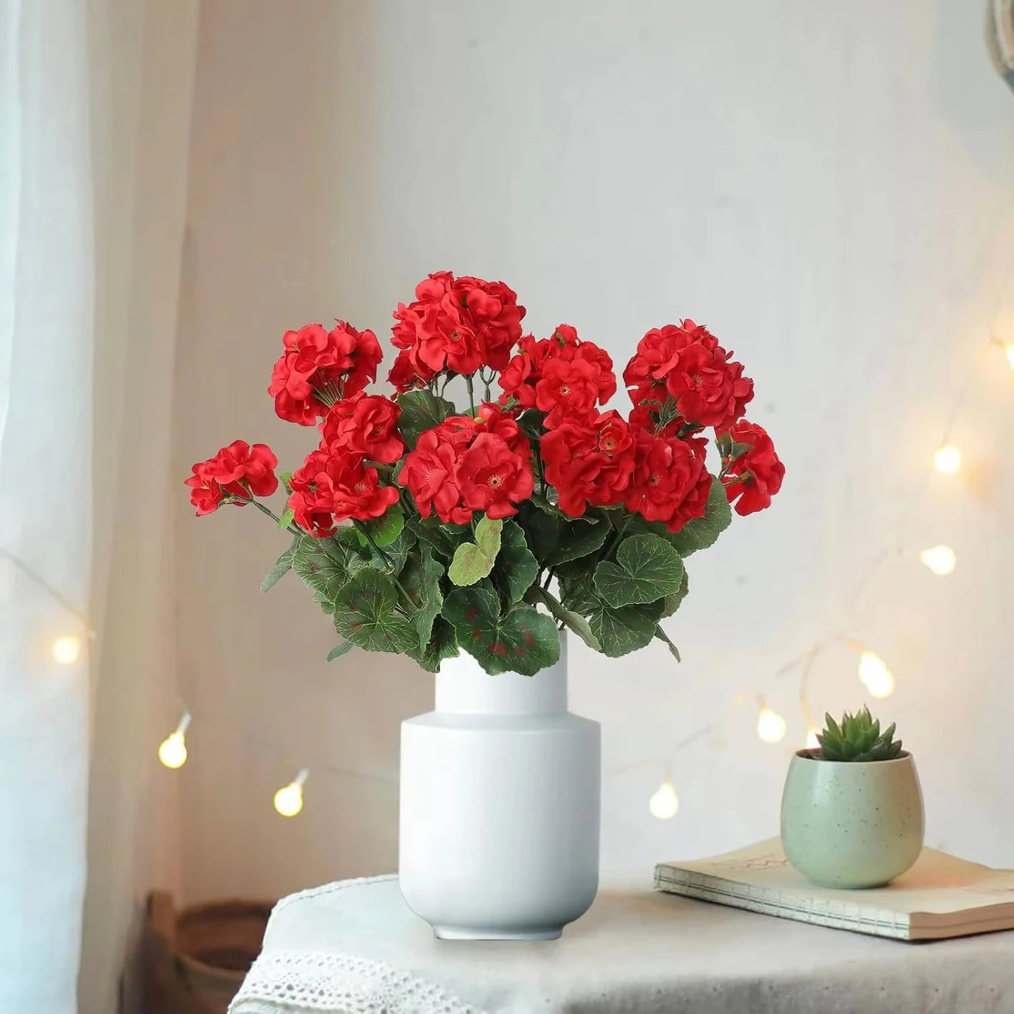 Artificial Silk Begonia Flowers – Wedding & Home Decor