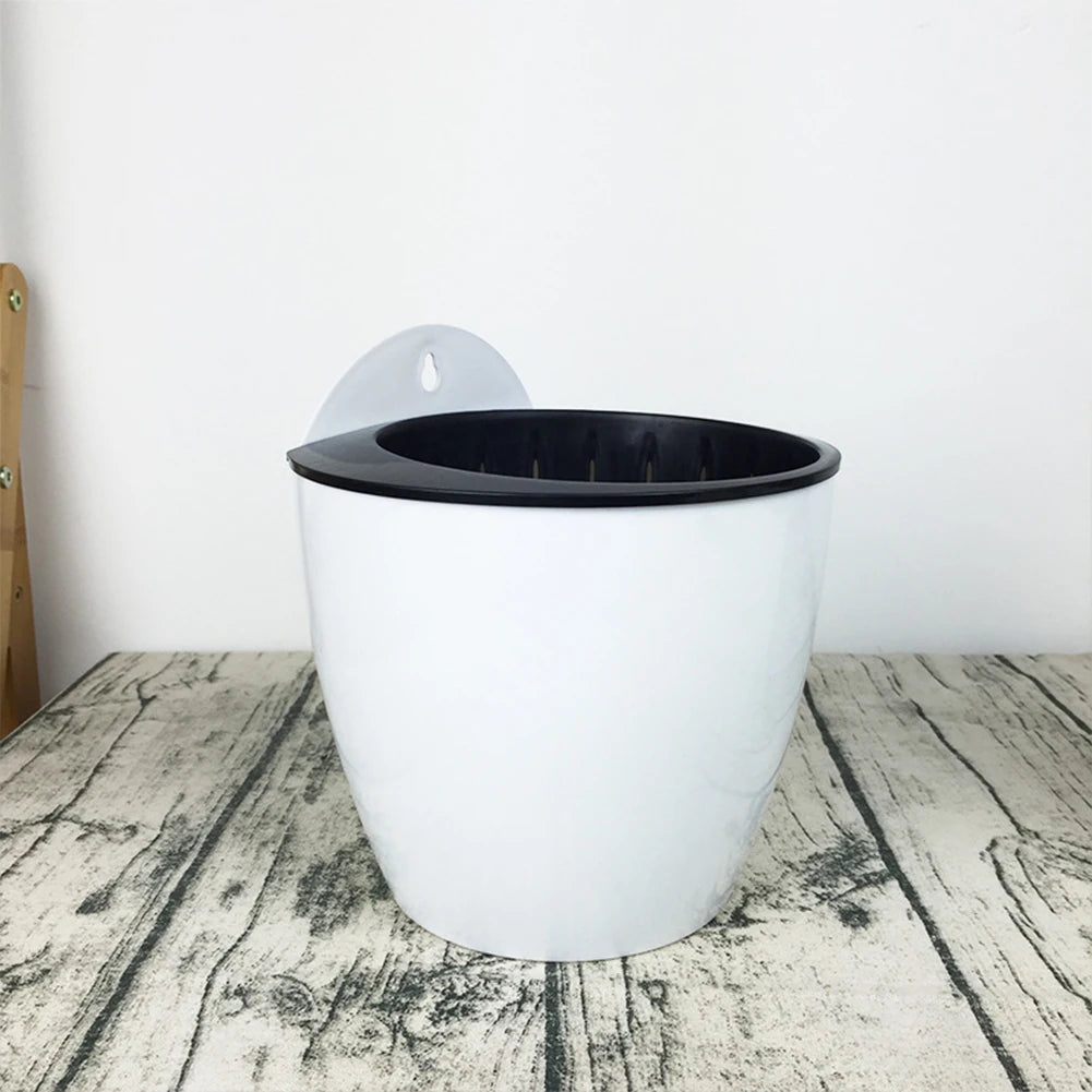Wallmounted Flower Pot Innovative Design Green Dill Pattern Suitable