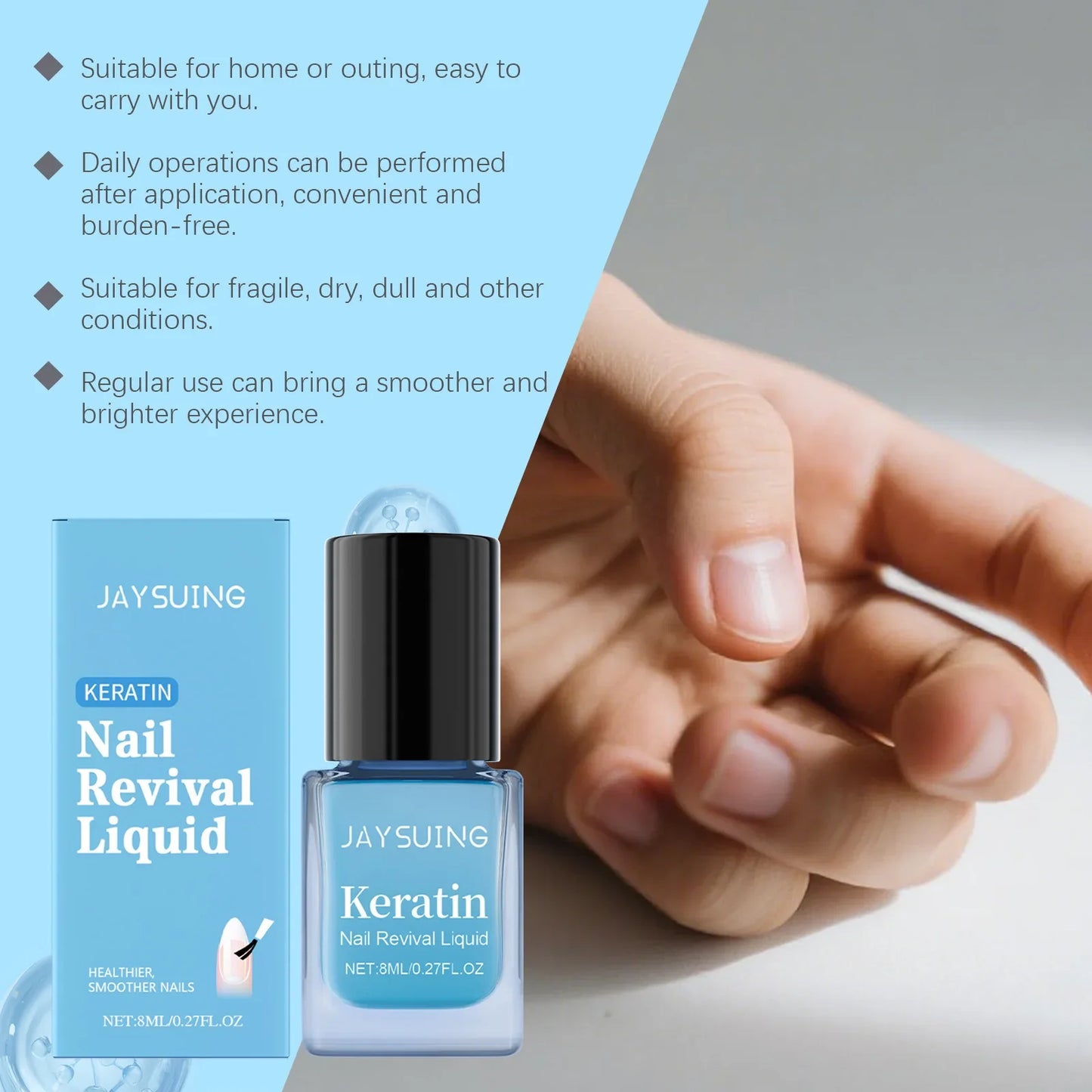 Hyaluronic Acid Nail Cuticle Oil – Strengthen & Repair Nails
