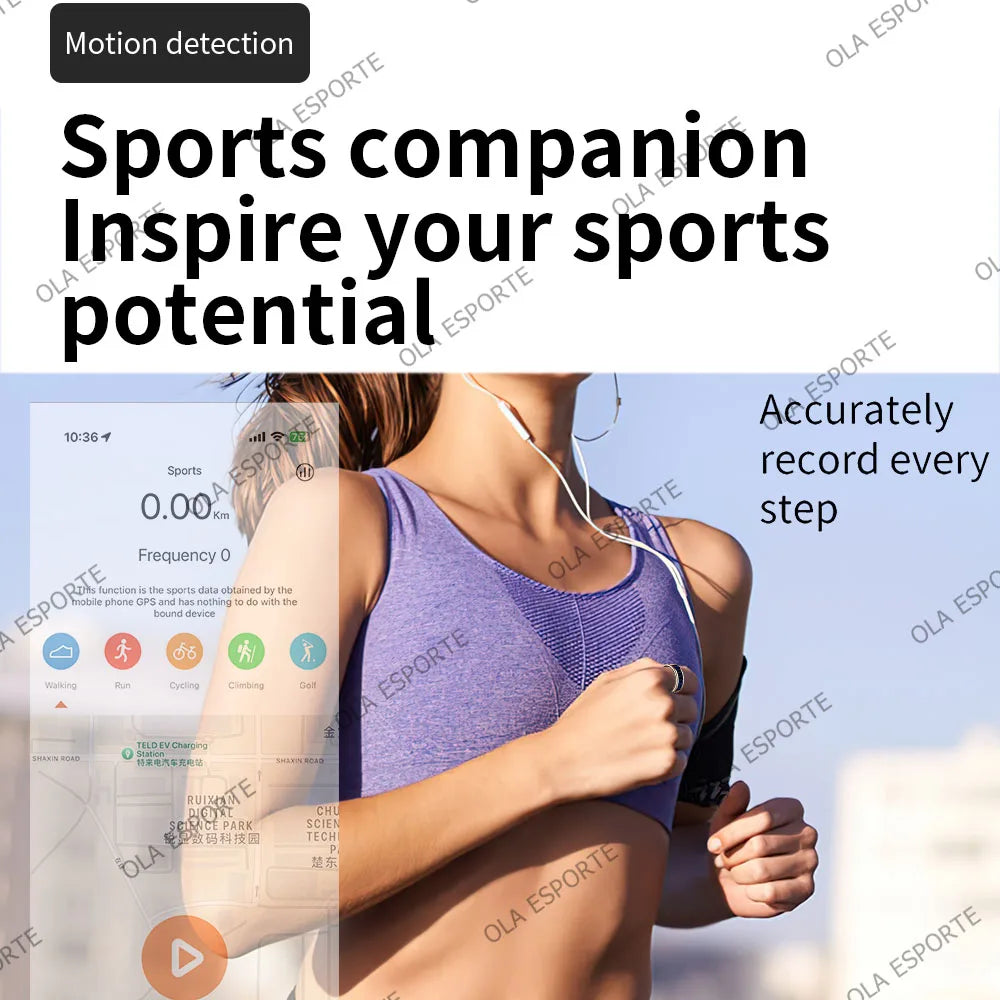 New Smart Ring 2025 Display Screen Gestures Control Video 5ATM Waterproof Remote Camera Blood Oxygen Monitor Multi Sports Mode Peaceful Pleasures Health and Wellness