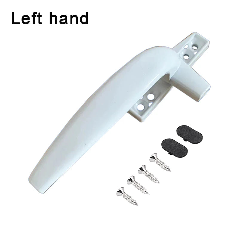 New Thickenin Aluminum Alloy Window Handle Push Out Swing Door And Window Single Point Handle Window Lock Seven Character Handl Peaceful Pleasures Health and Wellness A3