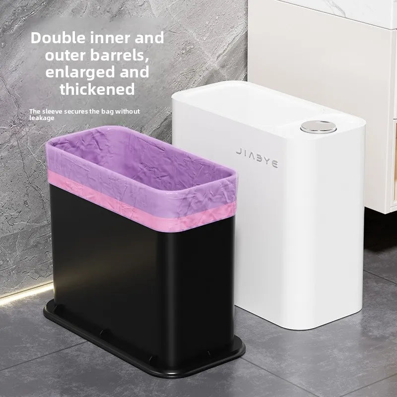 Press-Open Corner Waste Bin - Large Capacity Multi-Functional Trash Can, Space-Efficient, Home Décor Must-Have Peaceful Pleasures Health and Wellness