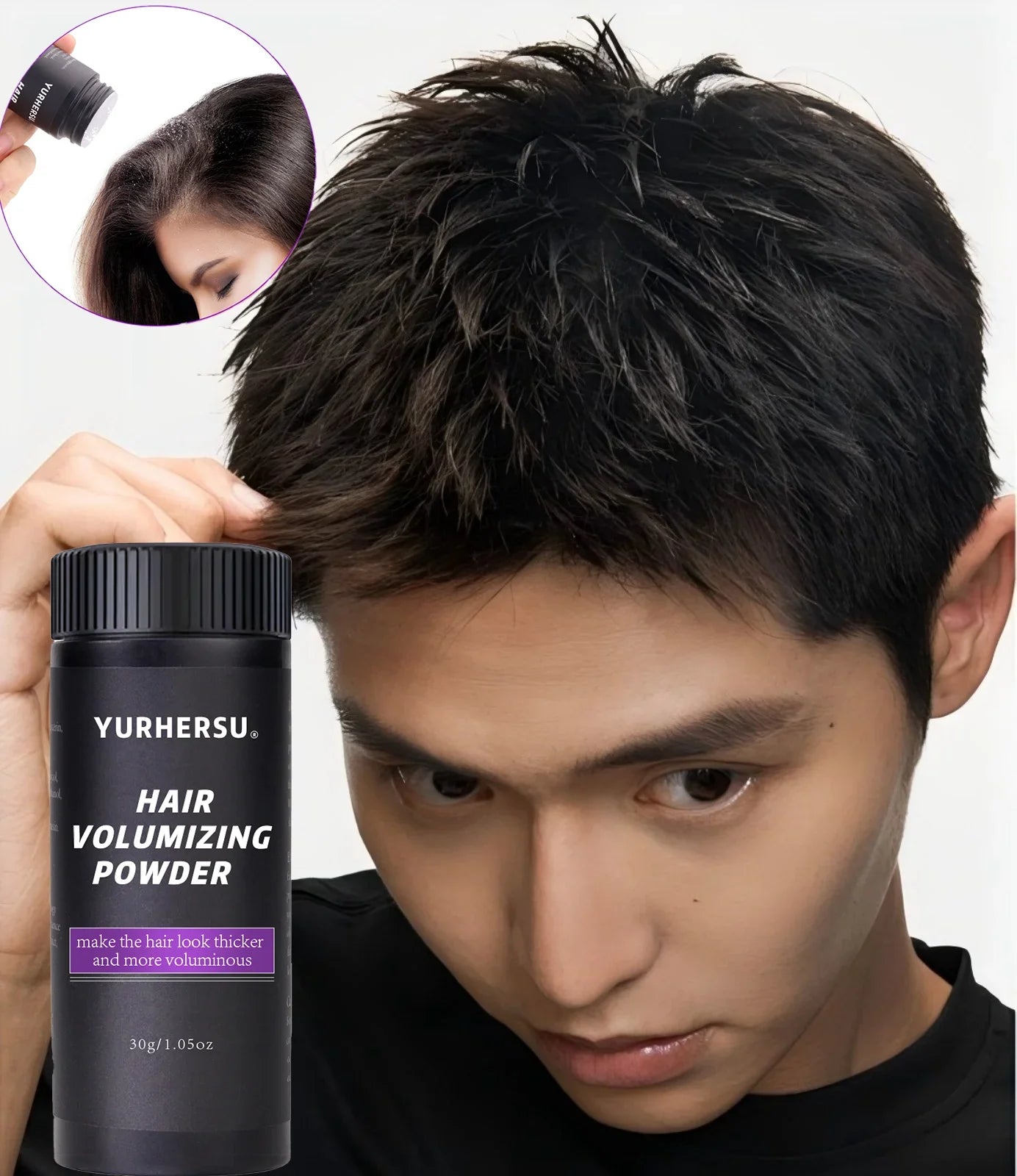 YURHERSU Hair Volumizing Powder – Body & Texture for Fine Hair