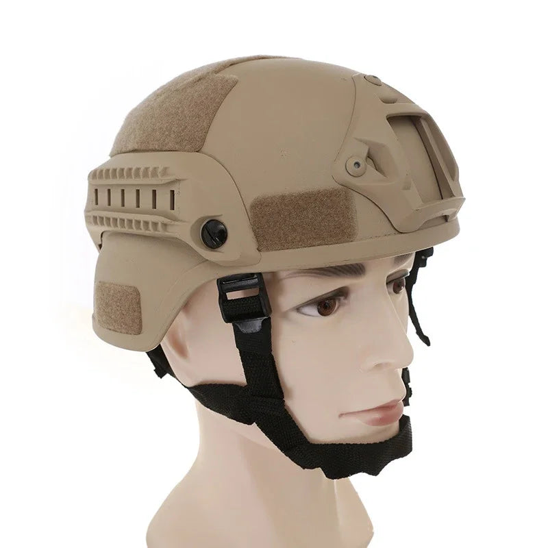 Protective Helmet FAST Helmet MICH2000 Airsoft MH Tactical Helmet Outdoor Tactical Painball CS SWAT Riding Protect Equipment Peaceful Pleasures Health and Wellness