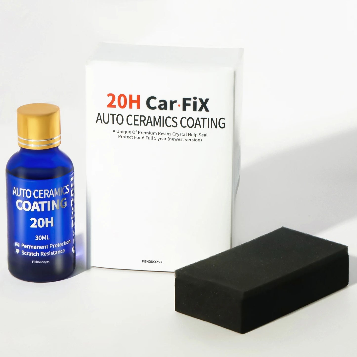 20H Car Coating Polishing Wax Anti-Scratch Paint Protection 5-year Guarantee Glossy Prolonging Paintworks Ceramic Liquid Glass Peaceful Pleasures Health and Wellness 30ml set