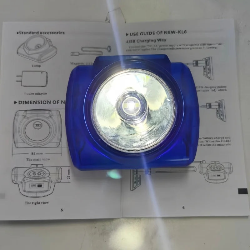 SHINEKNOT IP68 Mining Headlamp | Waterproof LED Cave Light