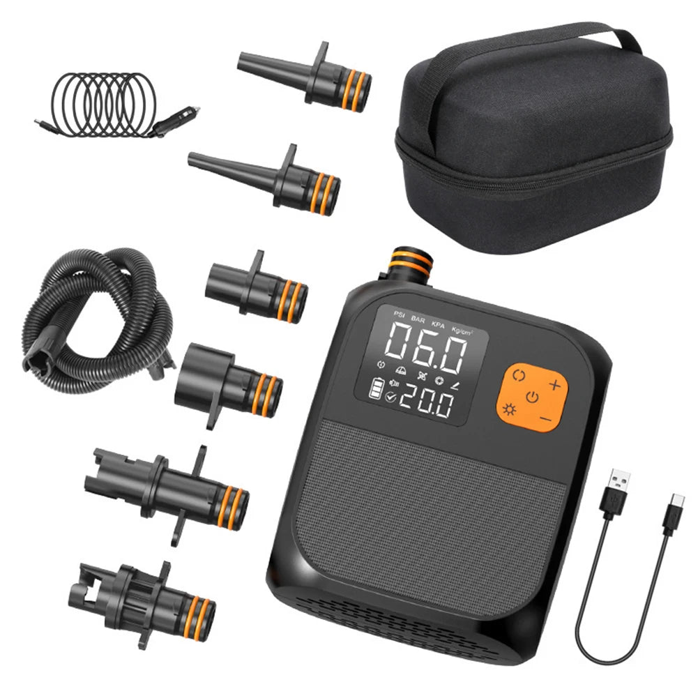 20PSI Portable Air Compressor SUP Pump for Paddle Board Kite & Tent Peaceful Pleasures Health and Wellness