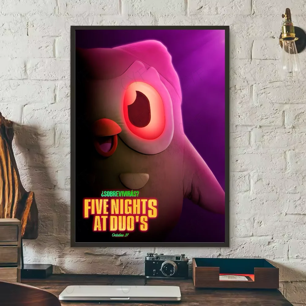 Duolingo Owl Duo 2 Poster HD art sticky wall waterproof home living room bedroom bar aesthetic decoration Peaceful Pleasures Health and Wellness z4 40X50cmNoframe