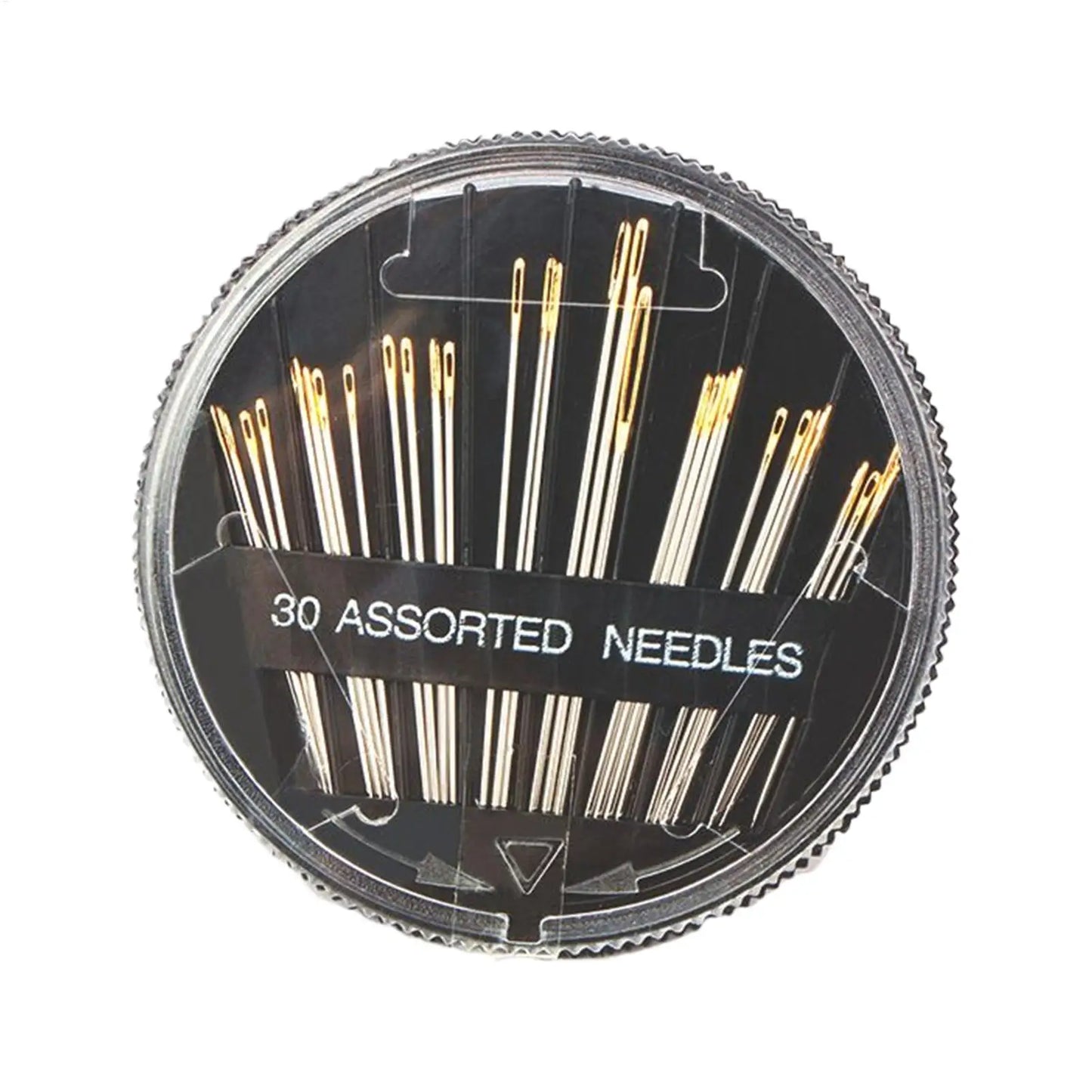 30-Piece Large Eye Sewing Needles Set – Embroidery & Quilting