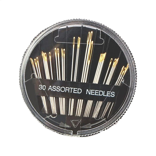 30-Piece Large Eye Sewing Needles Set – Embroidery & Quilting Sewing Needle Set Peaceful Pleasures Health and Wellness