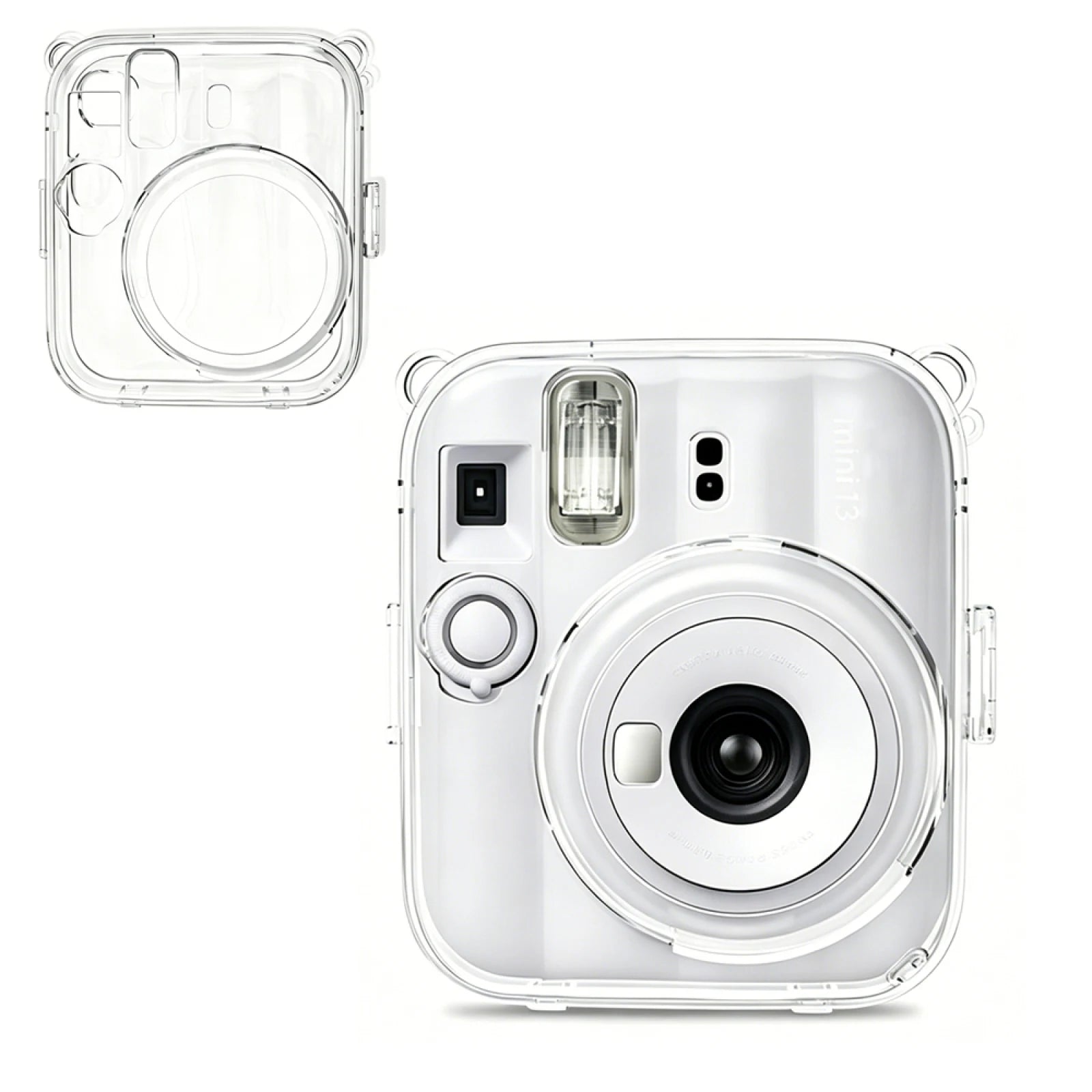Crystal Clear Hard Case For Instax Mini 13 High Transparency PC Cover 360 Protection Raised Lens Guard Shockproof Anti-Scratch Peaceful Pleasures Health and Wellness