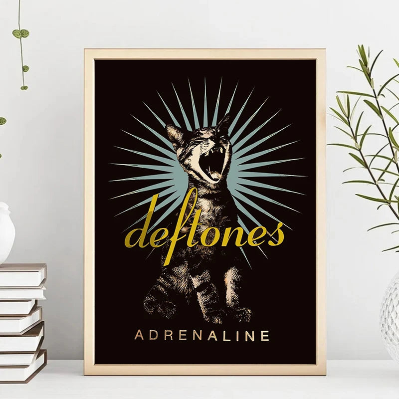 Classic Rock Metal Band Deftones Music Album Posters and Prints Canvas Painting Wall Art Pictures for Club Room Home Decor Peaceful Pleasures Health and Wellness