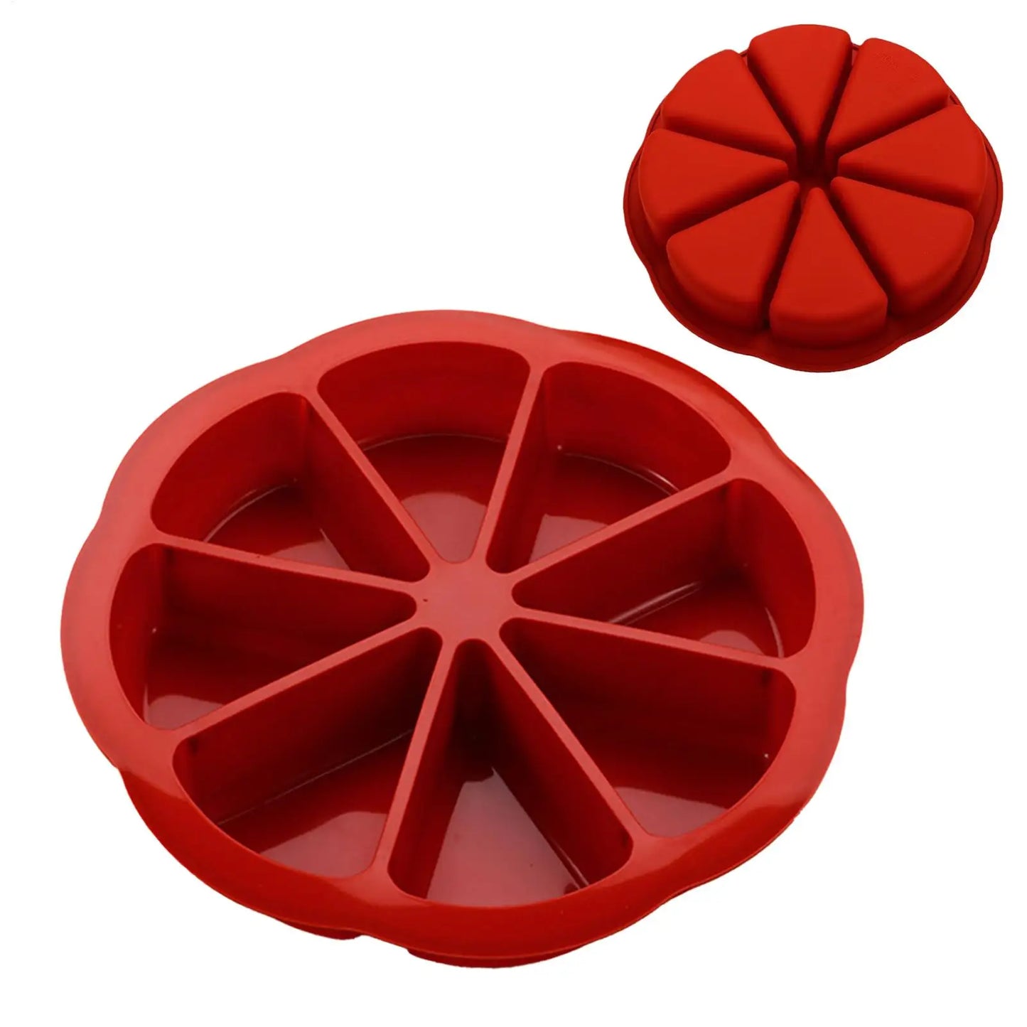 Silicone Brownie & Cake Baking Mold – Non-Stick 6-Cavity Pan