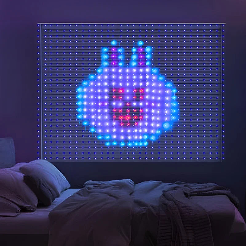 RGB Smart Curtain Fairy Lights | 400 LEDs, App Control, IP65