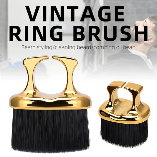 Barbershop Hair Brush Neck Face Duster Hairdressing Hair Soft Cutting Cleaning Brush Professional Hairdressing Styling Tools Peaceful Pleasures Health and Wellness