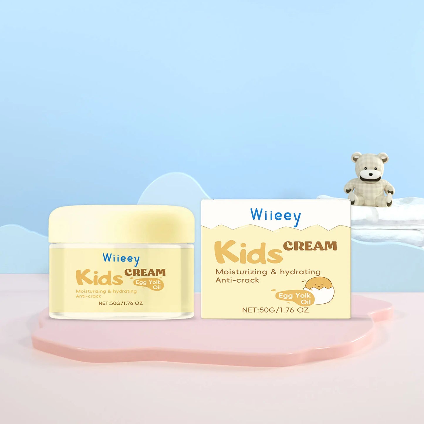 Organic Baby Face & Body Cream | Fragrance Free Moisturizer