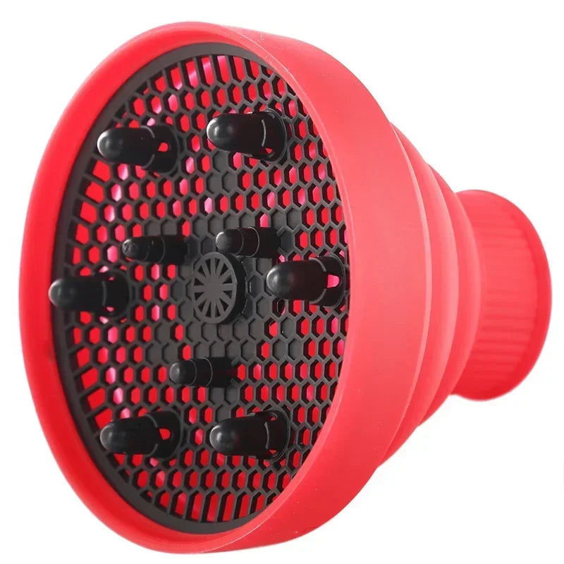 Collapsible Silicone Hair Dryer Diffuser | Heat-Resistant Cover