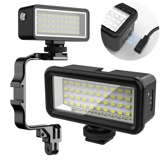 VeFly 40M Waterproof Underwater LED Fill Light | GoPro & DJI Underwater Video Light Oasis Select