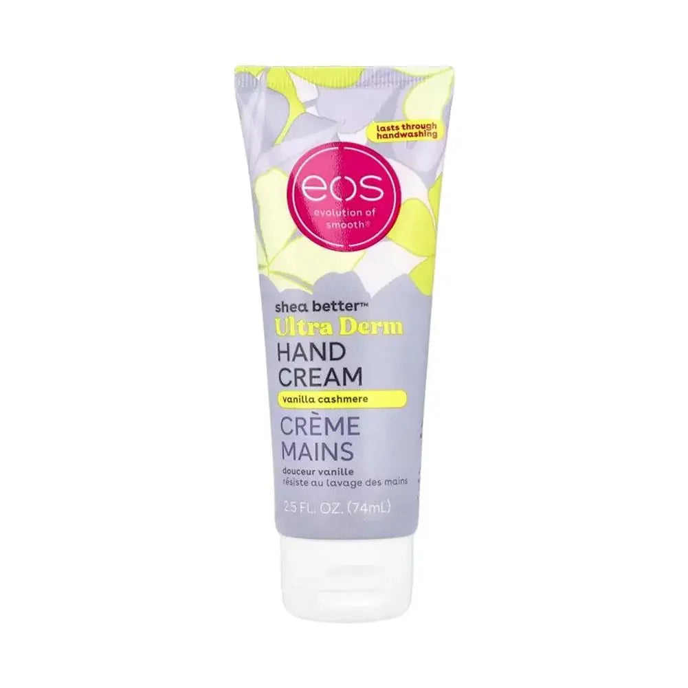 EOS Shea Better 74ml Hand Cream - Ultra Derm Moisturizing Shea Butter Enriched For Dry Cracked Skin Repair 24H Hand Skin Care Peaceful Pleasures Health and Wellness 03