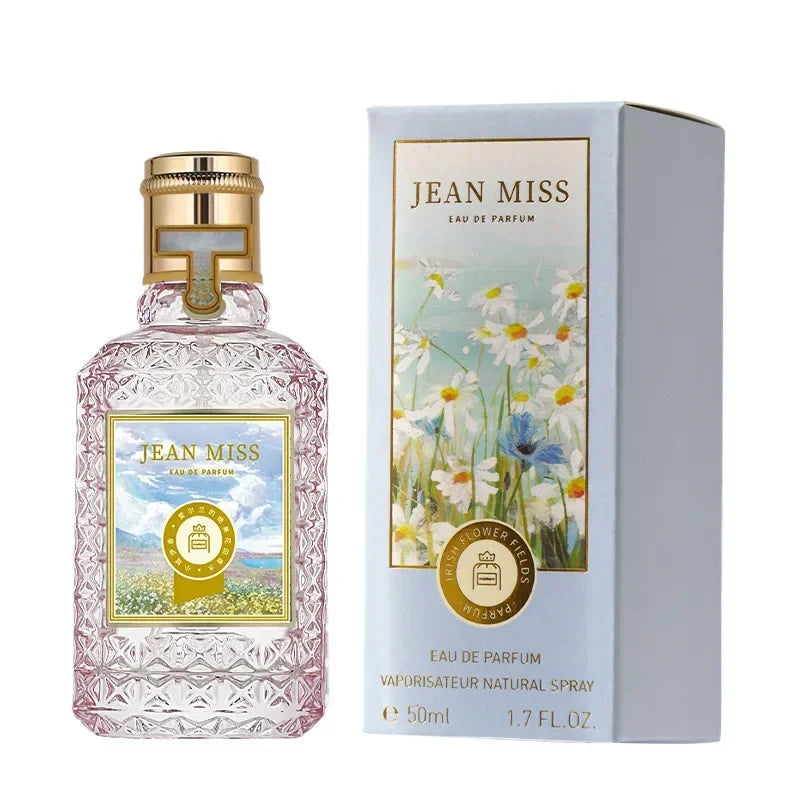 Brand Eau De Toilette Lasting Fragrance Fresh Floral And Fruity Fragrance Neutral Perfume Orange Rose Musk Daily Date Body Spray Peaceful Pleasures Health and Wellness 03 Flower Field 50ML