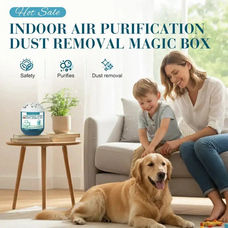 Air Purification Dust Removal Magic Box Long-Lasting Purification Air Lasted Artifact Household Appliance For Home Fresh Spaces Peaceful Pleasures Health and Wellness
