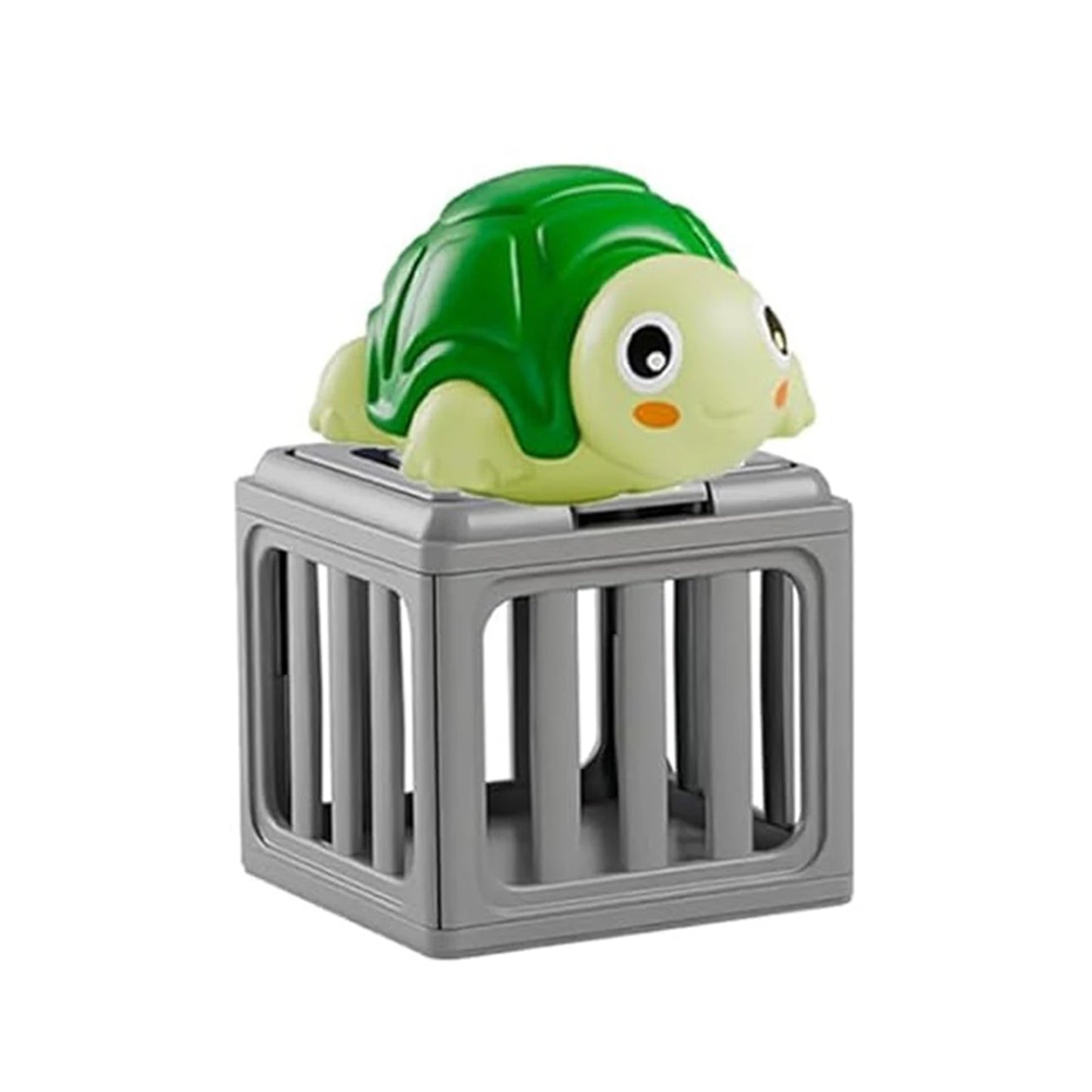 Toddler Pool Diving Toy Set PVC Soft Vinyl Sea Animal Figures With Cage Interactive Swimming Training Gift For Children Peaceful Pleasures Health and Wellness b
