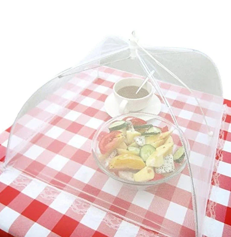 Collapsible Mesh Food Cover – Pop-Up Fly Net for BBQ & Outdoors