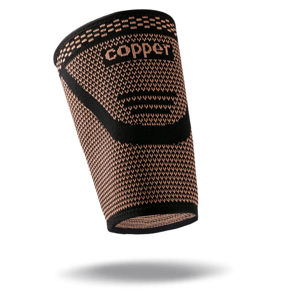 1PCS Hamstring Compression Sleeve -Copper Thigh Compression Sleeve for Women Men-Thigh Braces for Quad Supports,Groin ,Running Peaceful Pleasures Health and Wellness Copper-1PCS M