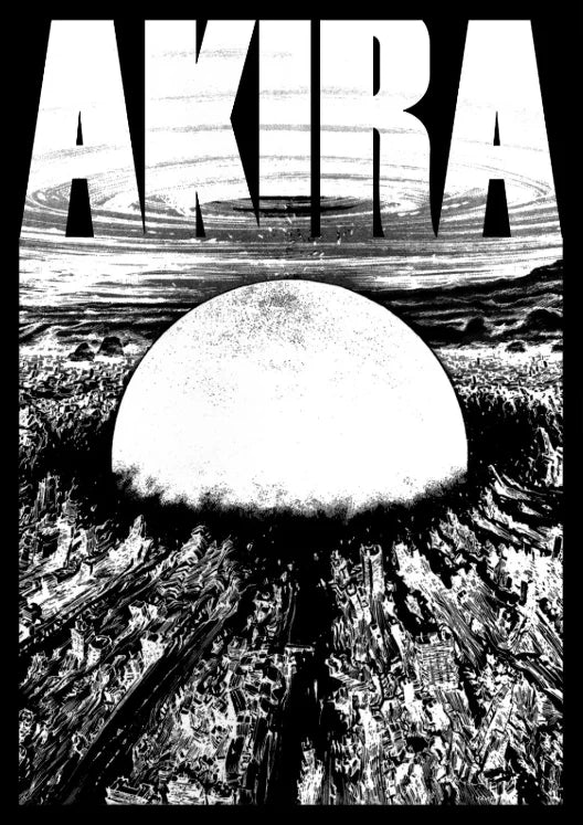 Akira Anime Retro HD Canvas Wall Art Poster | Japan Print