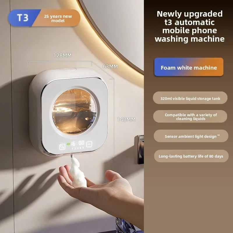 GUOHE Touchless Foam Soap Dispenser – Wall Mount, USB-C