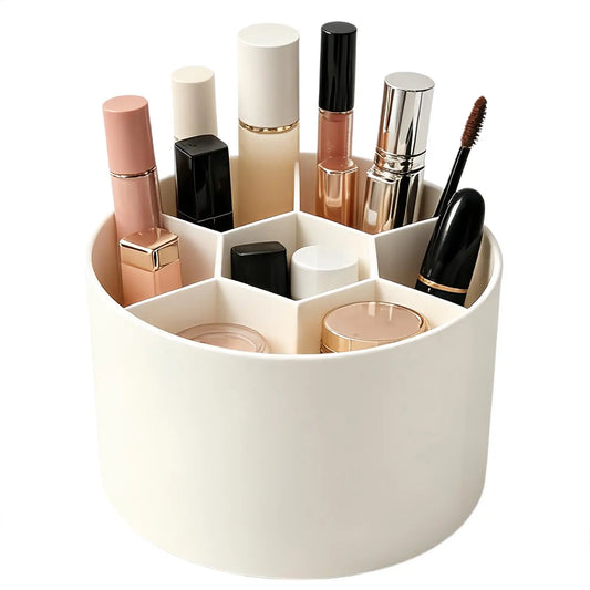 7-Compartment Makeup Brush Holder & Desk Organizer Desk Cosmetic Organizer Peaceful Pleasures Health and Wellness