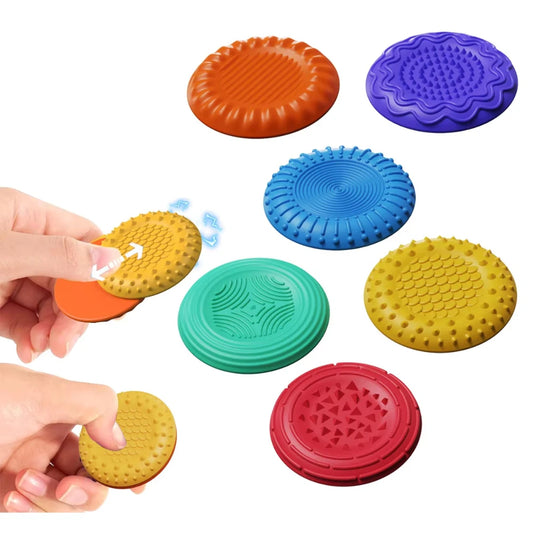 Magnetic Fidget Toys for Adults -Textured Sensory Toys for Autism Anxiety Relief Stress Fidget Silicone Sliders Peaceful Pleasures Health and Wellness