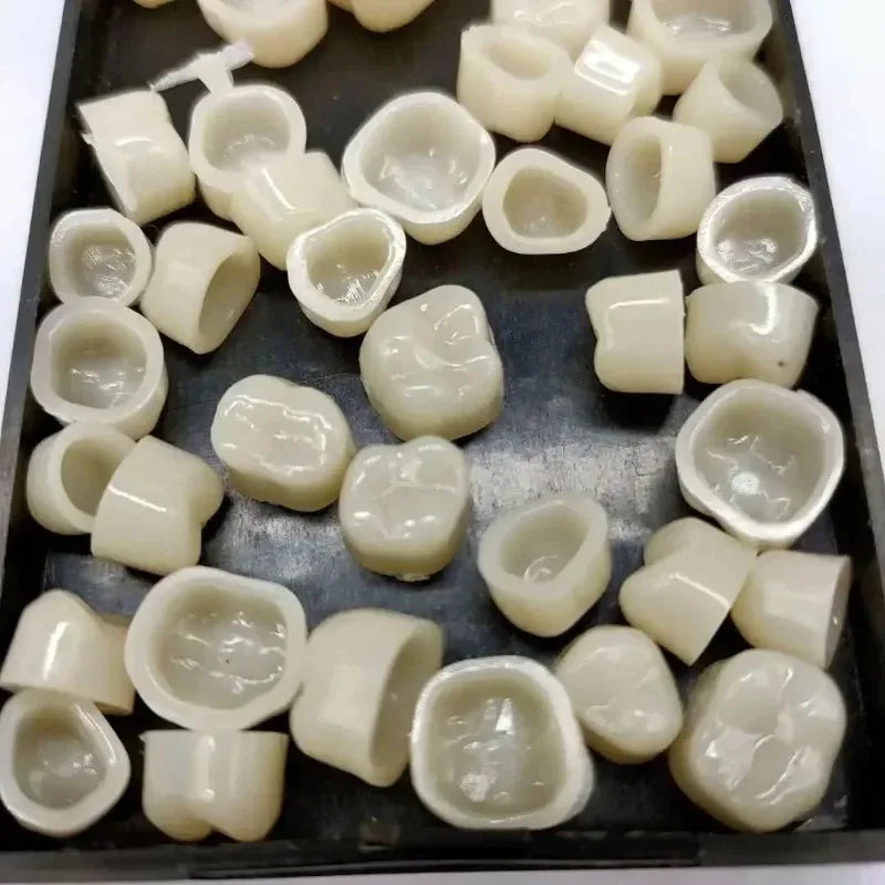 5 Boxes Dental Teeth Veneers Whitening False Denture Resin Temporary Crown Replacement Kit Porcelain Dental Material Oral Care Peaceful Pleasures Health and Wellness