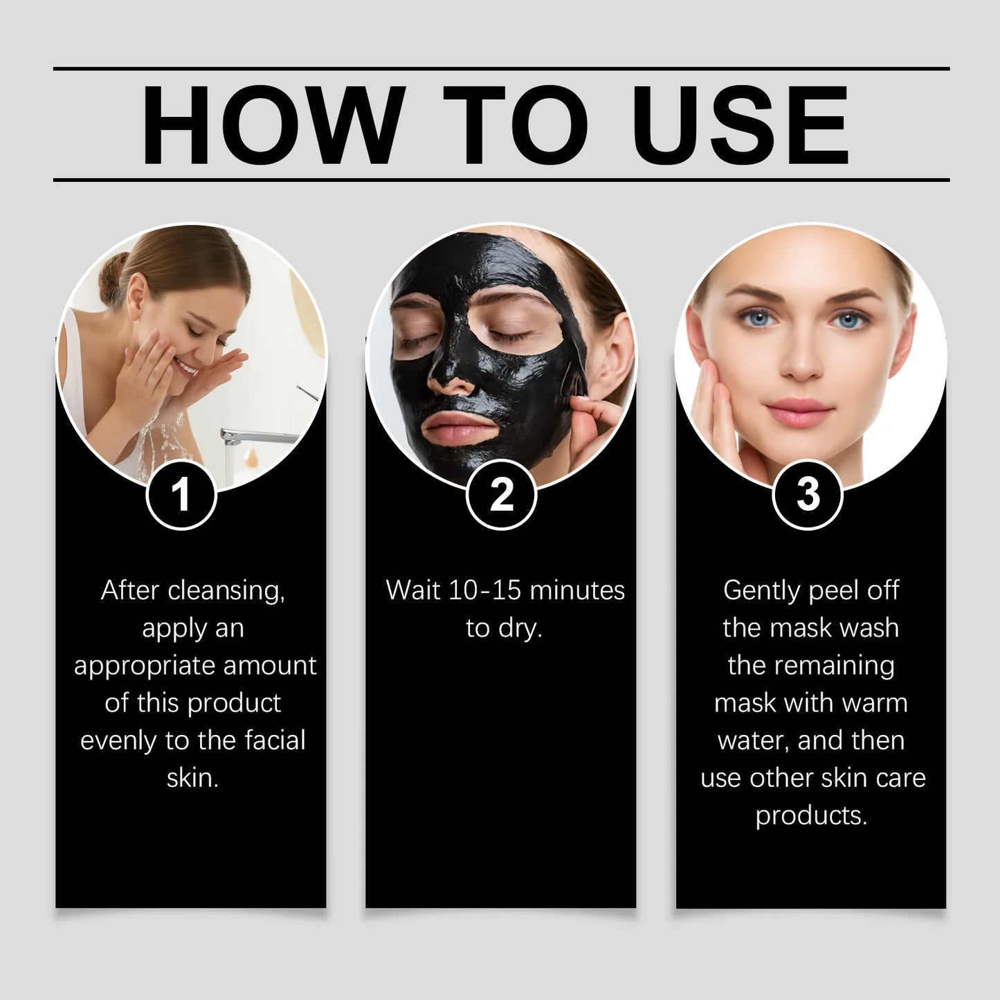 Eelhoe Blackhead Peeling Mask | Deep Pore Cleanse & Brighten Peel-Off Face Mask Peaceful Pleasures Health and Wellness