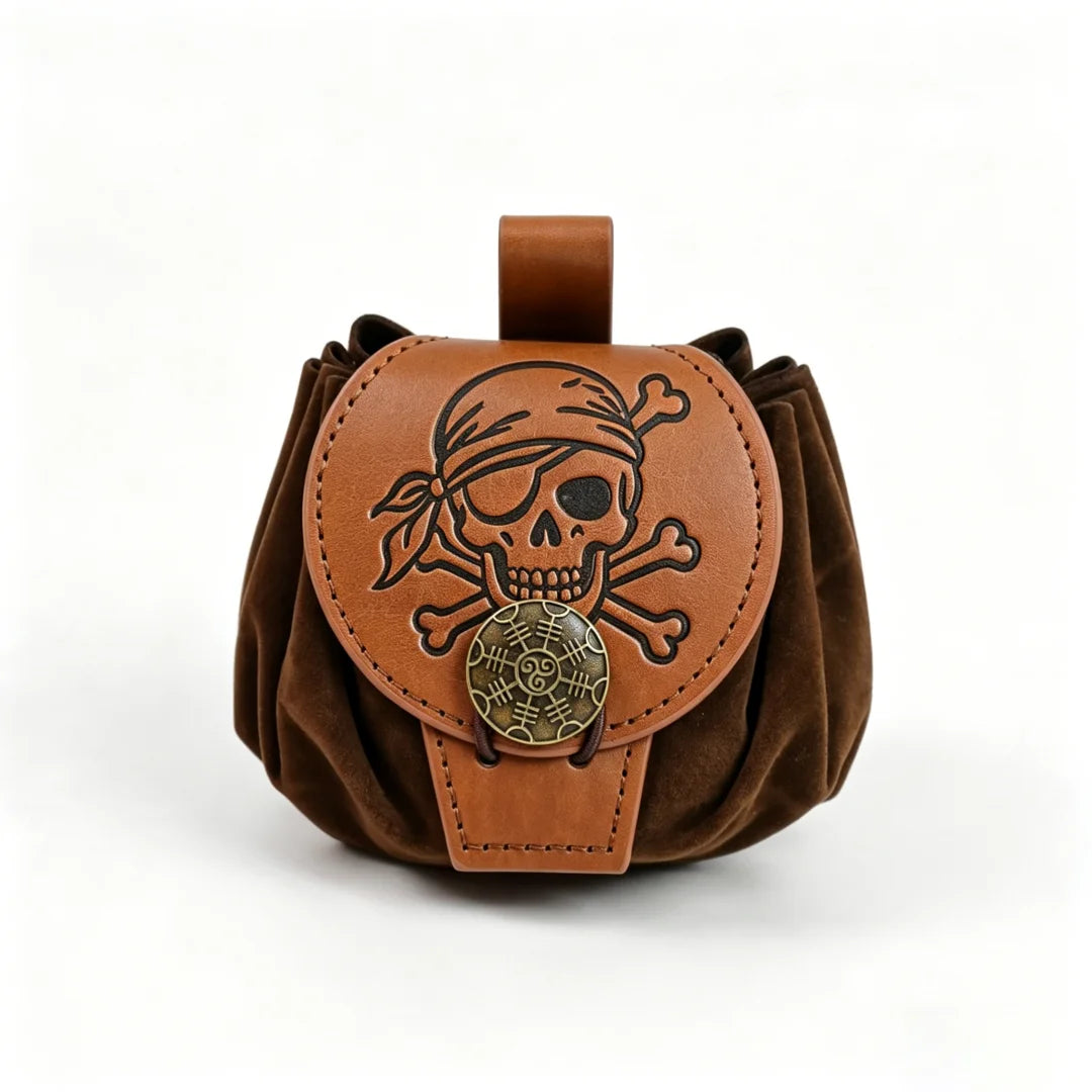 Medieval Viking Money Pouch Bag Cosplay Hangable Belt Waist Unisex