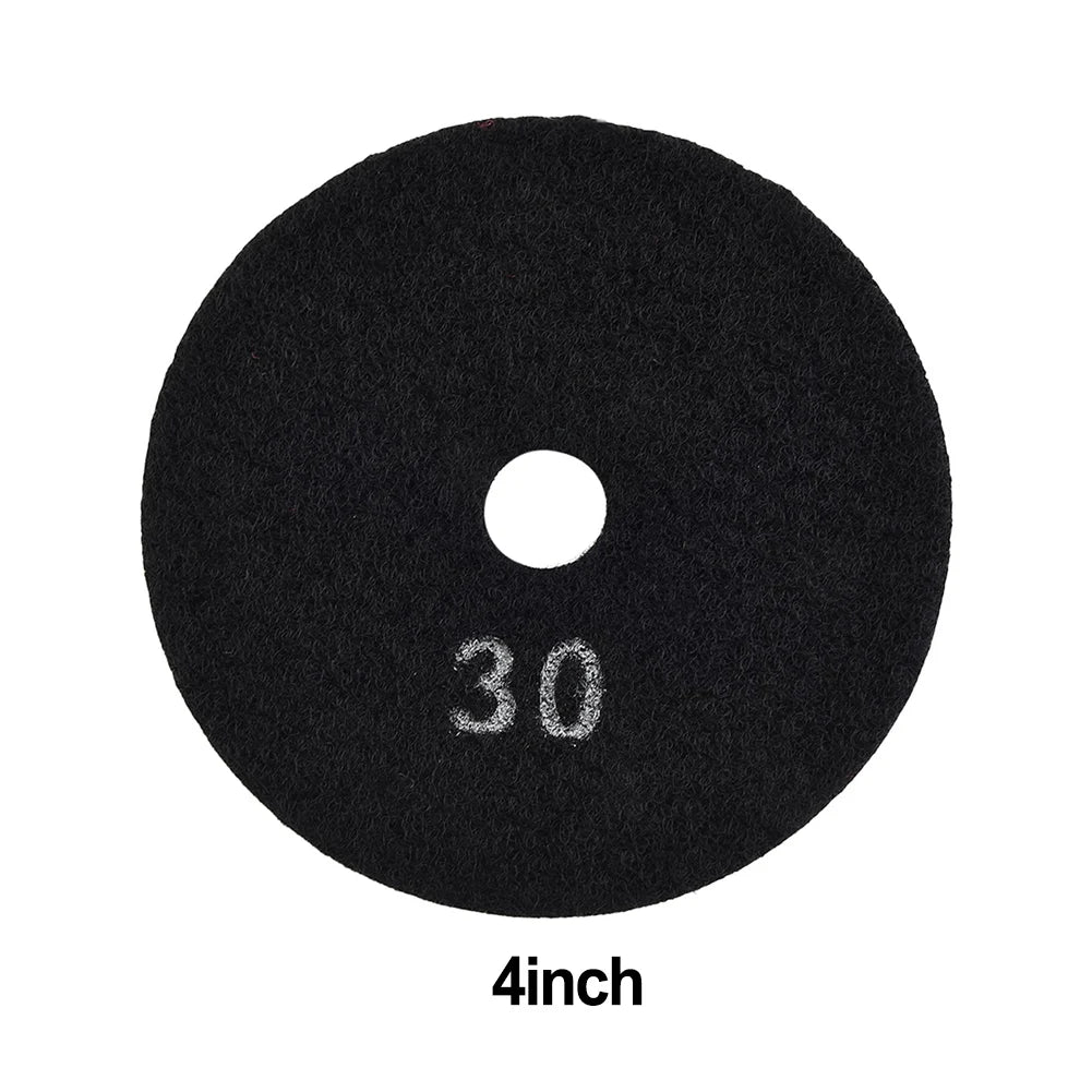 4 Diamond Polishing Pad Wet Dry Pads Flexible Grinding Discs Granite