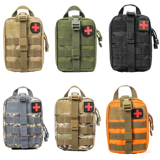 Portable Tactical First Aid Kit Medical Bag For Hiking Travel Home Emergency Treatment Case Survival Tools Mini EDC Pouch Peaceful Pleasures Health and Wellness