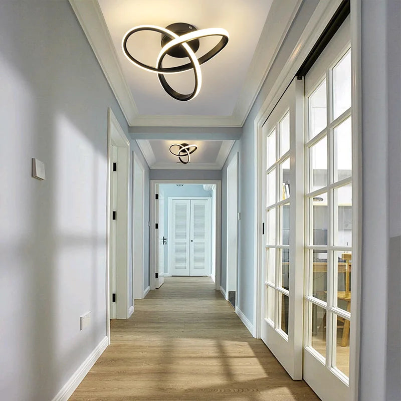 RUNTOIN LED Ceiling Light 3 Colors | Modern Surface Mount Lamp