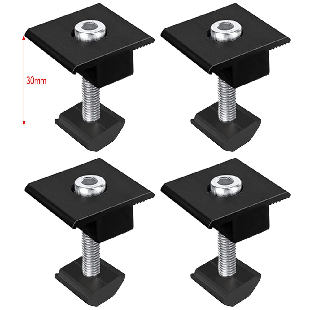 30 Solar Modules PV Bracket Trapezoidal Sheet Flat Roof Aluminium