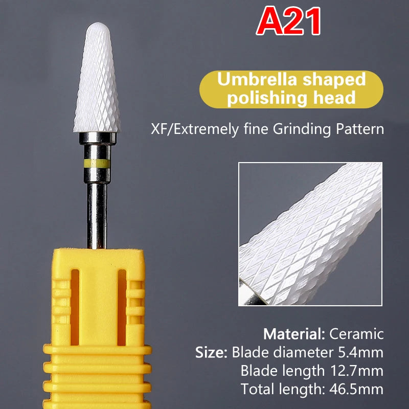 Ceramic Nail Drill Bit | Electric Manicure & Pedicure Tool
