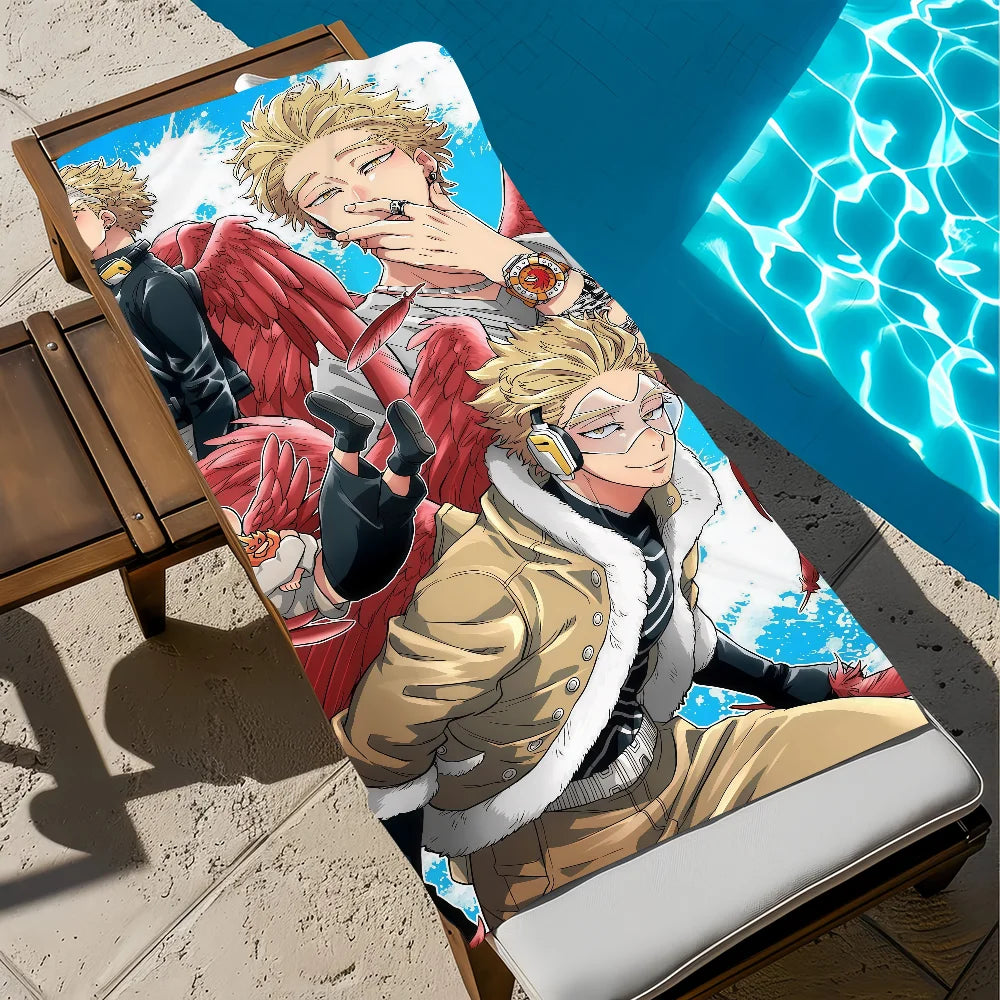 My Hero Academia Hawks Anime Beach Towel | Quick Dry