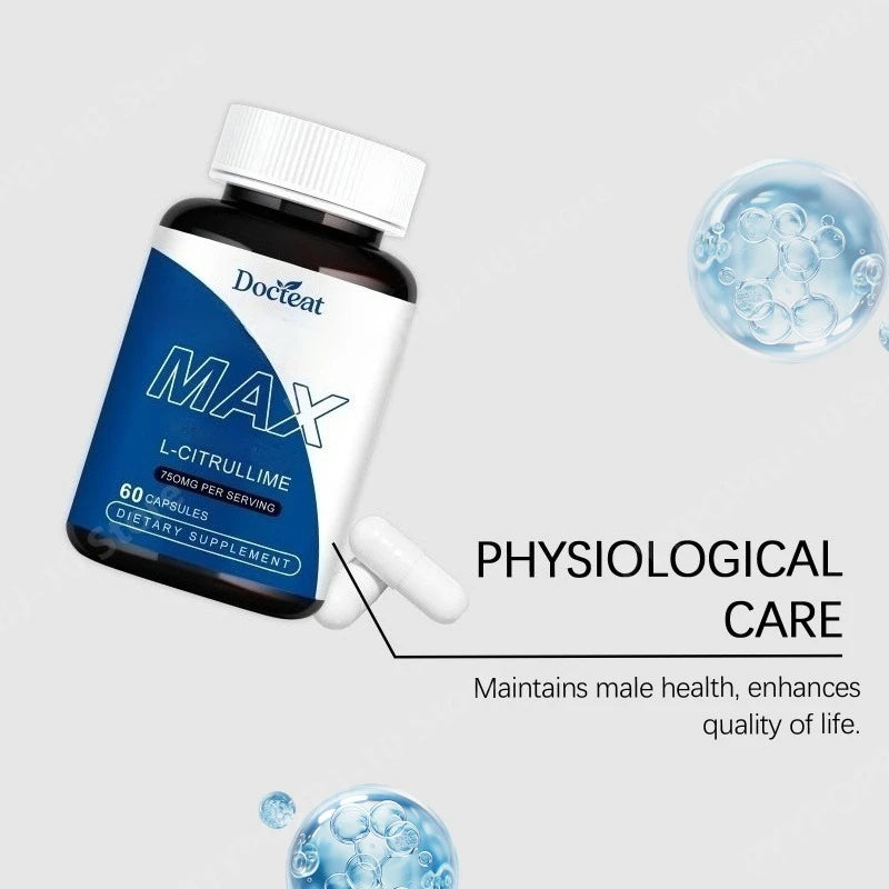 L-Citrulline Capsules | Amino Acid Supplement – 60 Capsules