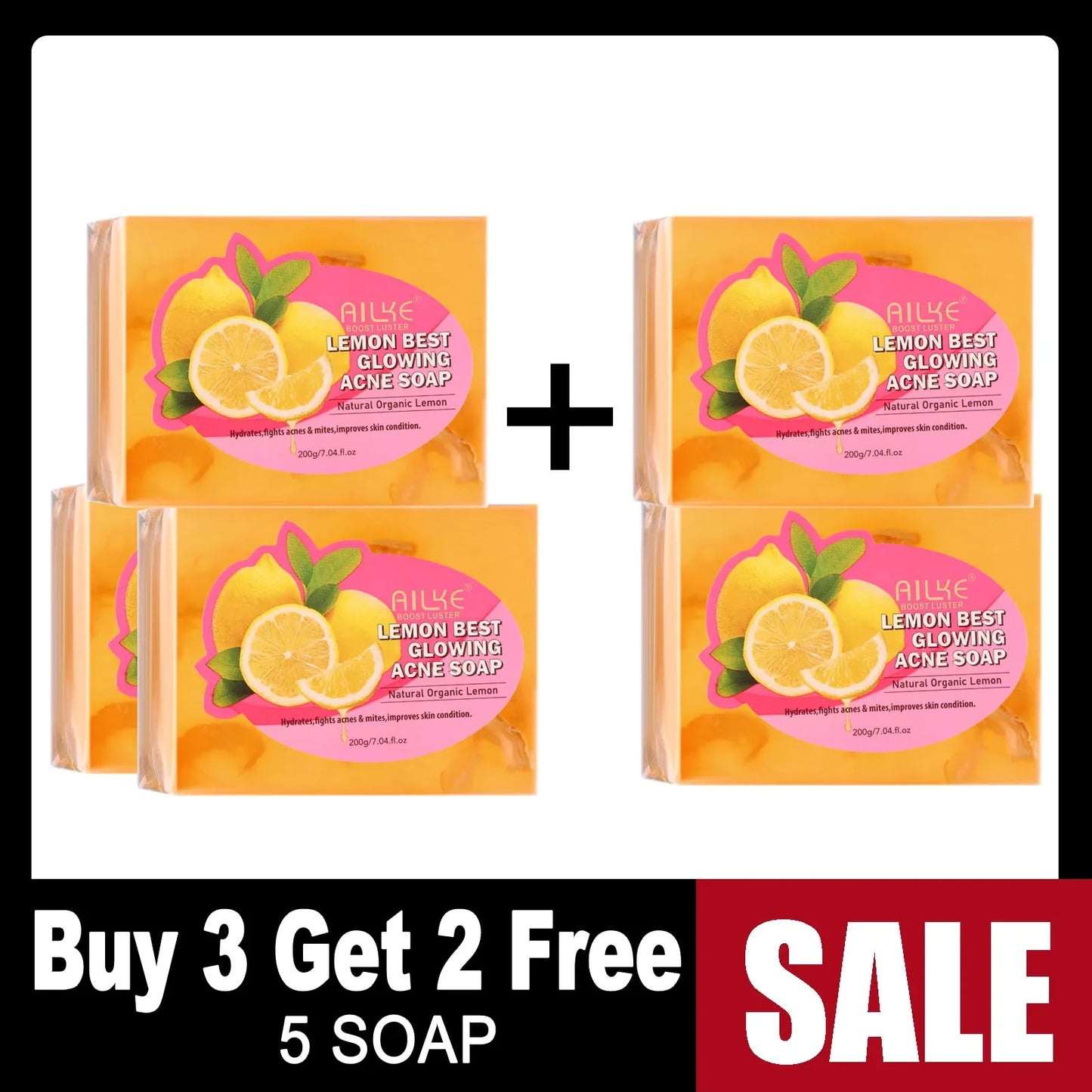 AILKE Natural Skin Glowing Set – Acne, Dark Spots & Brightening