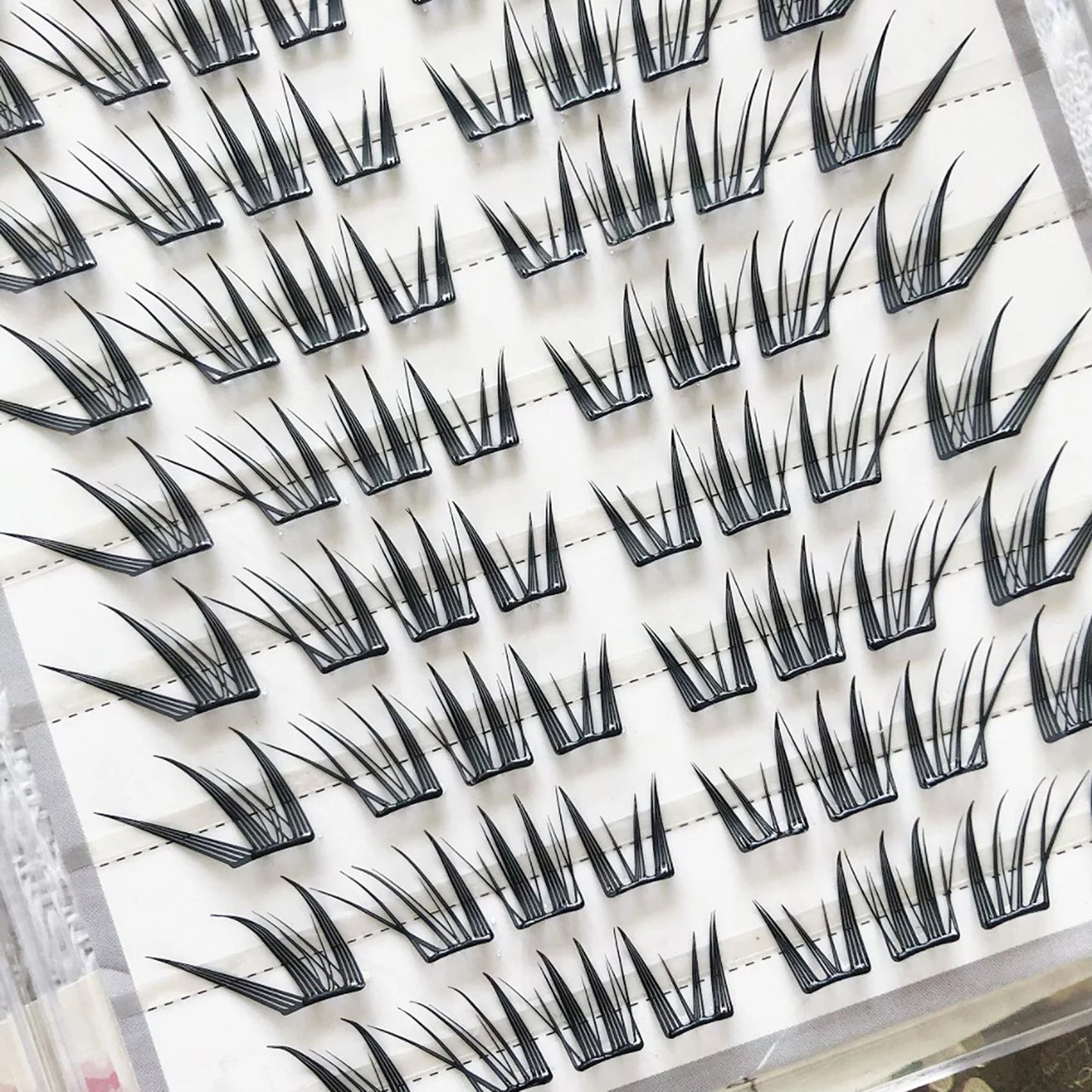 Fluffy Lazy Cat Comic False Eyelashes Korean Style Natural Look Curling Diy Eyelash Extensions For Women Daily Makeup & Party Peaceful Pleasures Health and Wellness