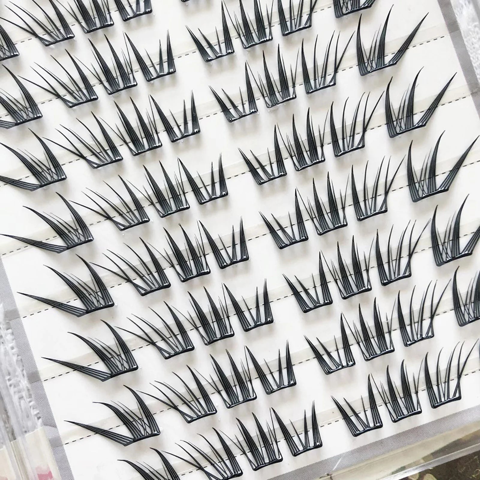 Fluffy Lazy Cat Comic False Eyelashes Korean Style Natural Look Curling Diy Eyelash Extensions For Women Daily Makeup & Party Peaceful Pleasures Health and Wellness